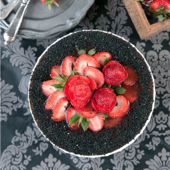 Strawberry Goma Mousse Cake