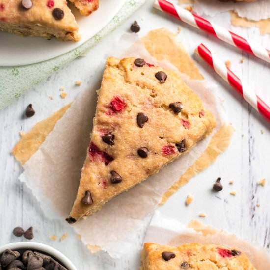 Strawberry Chocolate Chip Scones