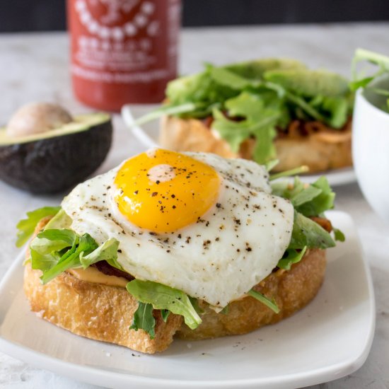 Egg Sandwiches with Sriracha Aioli