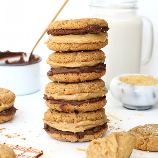 Peanut Butter Sandwich Cookies