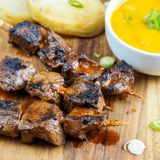 Anticuchos de Corazón