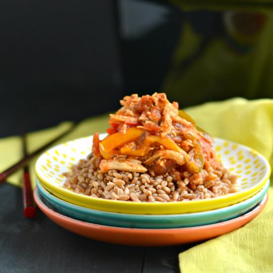 Crockpot Italian Chicken and Pepper