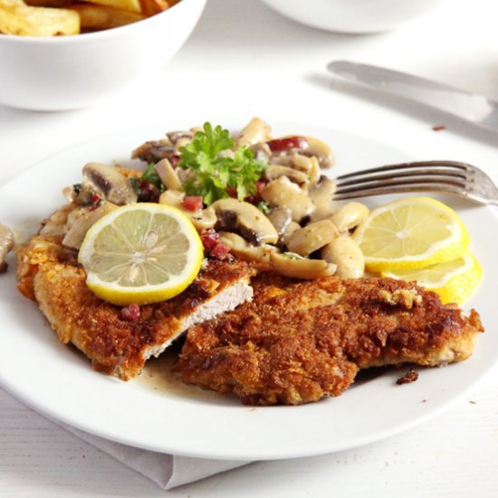 Hunter Schnitzel – Jägerschnitzel