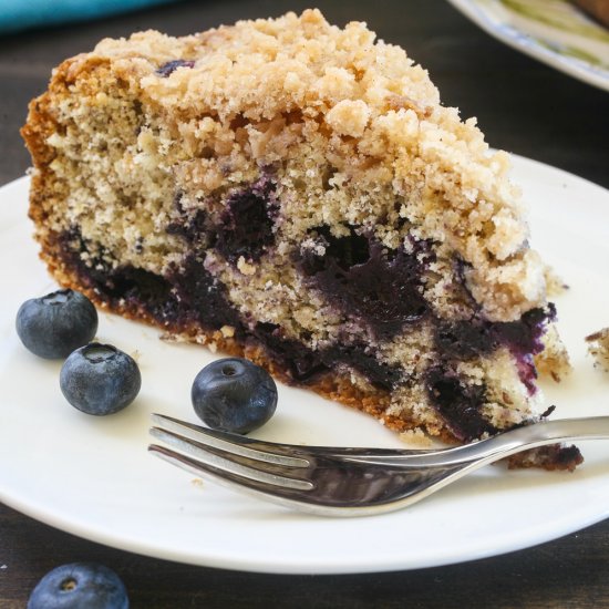 Blueberry Pie with Crumb Topping