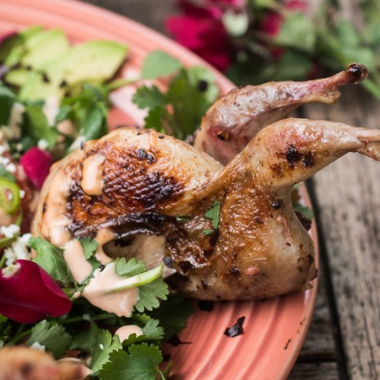 Mezcal Chipotle Quail