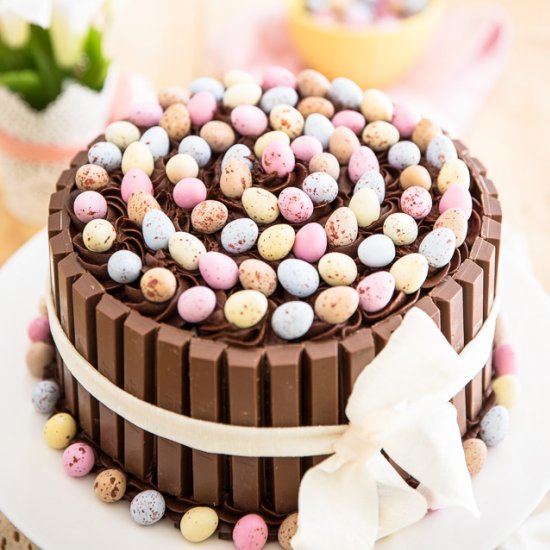 Easter Kitkat Cake