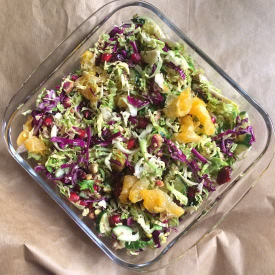 Sunshine Salad w/ Brussel Sprouts