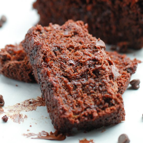 Healthier Banana Chocolate Bread