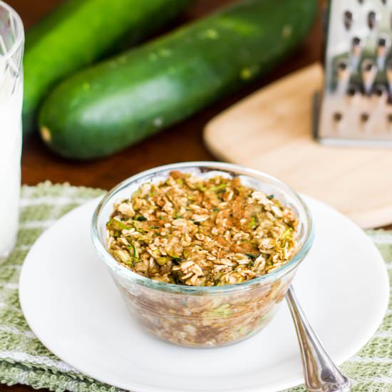 Zucchini Bread Baked Oatmeal