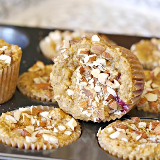 Oatmeal Raspberry Muffin