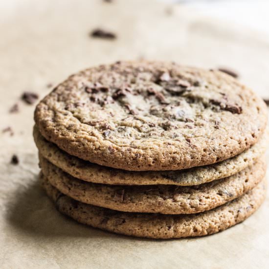 Malted Milk Chocolate Chip Cookies