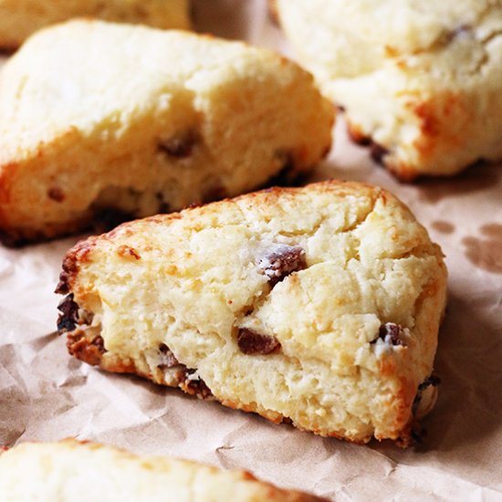 Mini Sausage Parmesan Scones