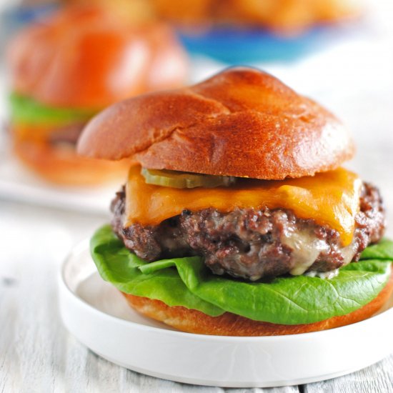 Grilled Cheeseburgers