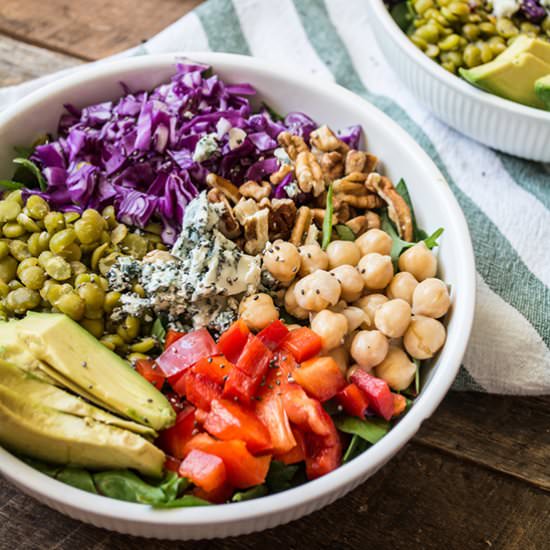 Cabbage & Split Pea Power Bowl