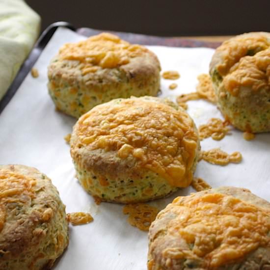 Bacon, Cheddar & Spinach Scones