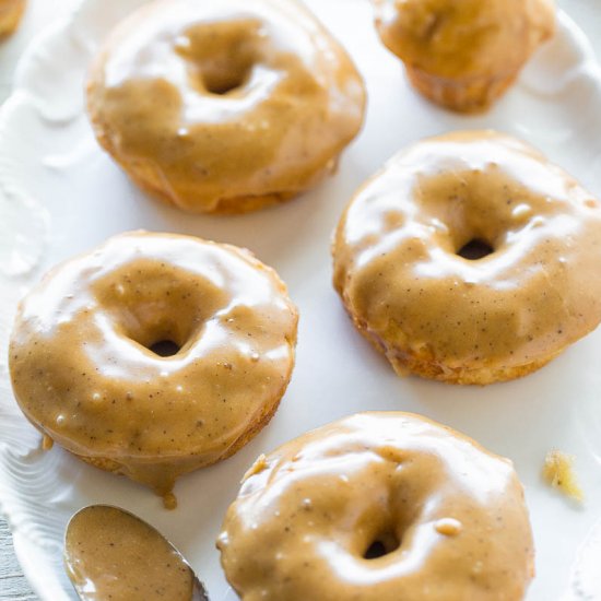 Glazed Banana Bread Donuts