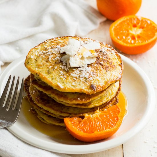 Quinoa, Coconut & Citrus Pancakes