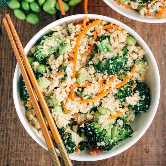 Cauliflower ‘Rice’ Stir Fry Bowl