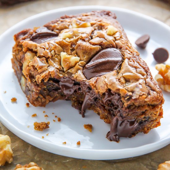 Brown Butter Chocolate Blondies