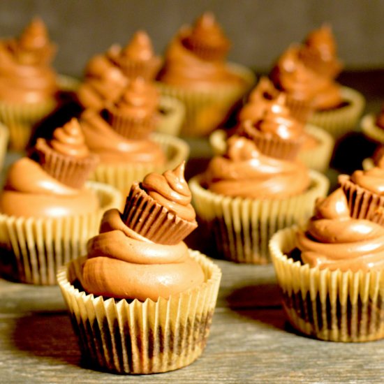 Chocolate Peanut Butter Cupcake