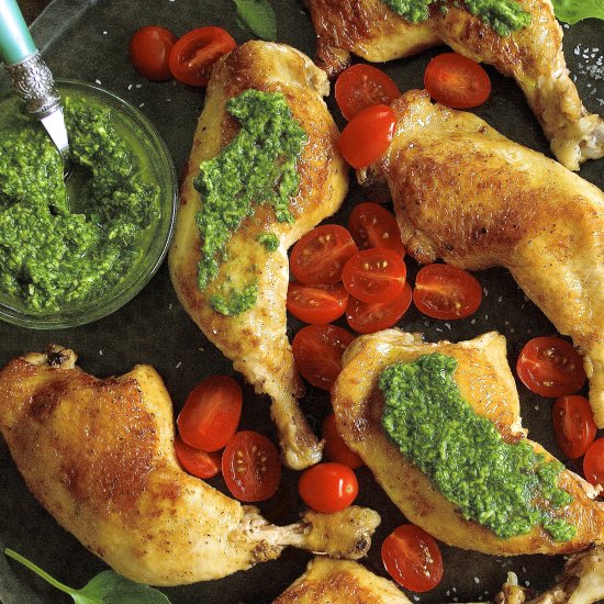 Italian Chicken with Basil Pesto