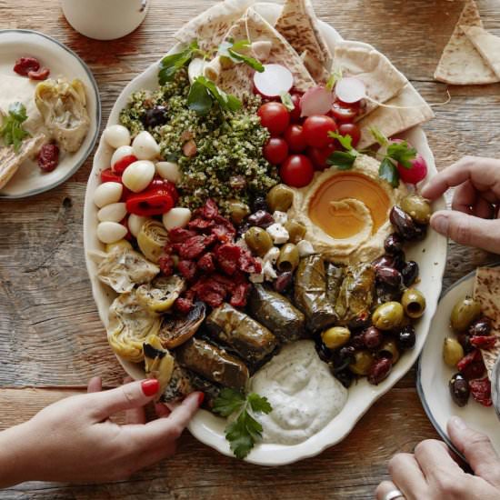 Vegetarian Mezze Platter