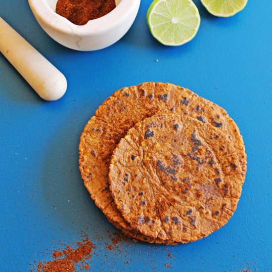 Chile lime corn tortillas