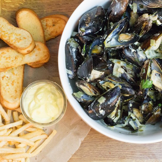 Sailor Style Mussels