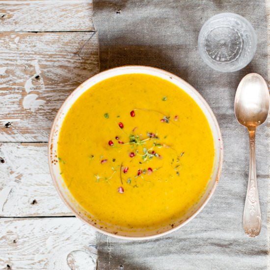 Carrot and Coconut soup