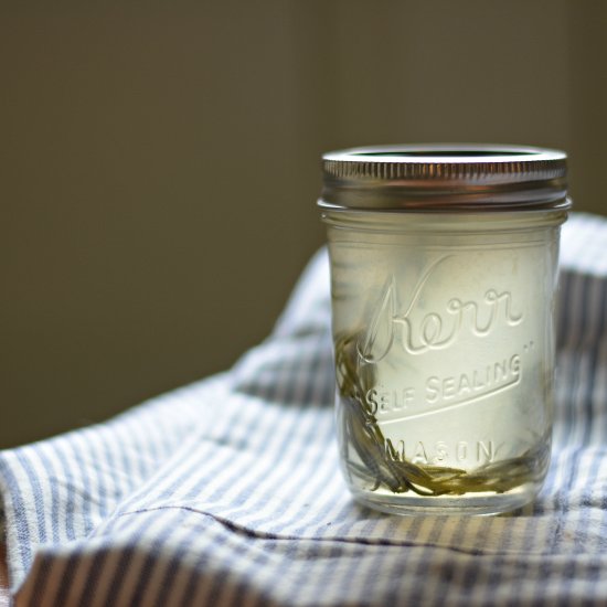 Herb Infused Simple Syrup