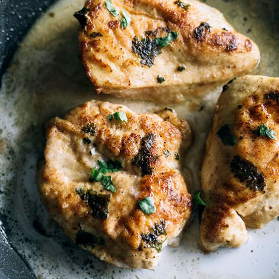 Skillet Chicken Coconut & Cilantro