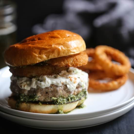 Turkey Burrata Burger