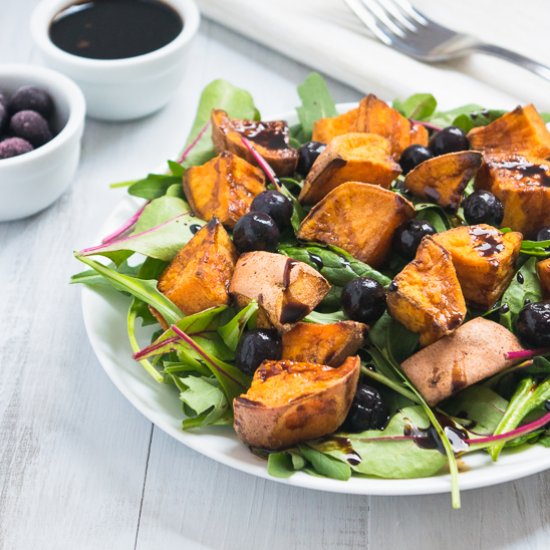 Sweet Potato Blueberry Salad