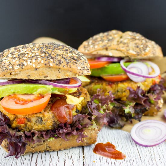 Chickpea Quinoa Power Burger