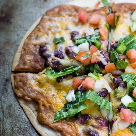 Vegetarian Tex-Mex Pizza