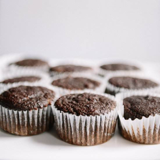 Roasted Beet Chocolate Cupcakes