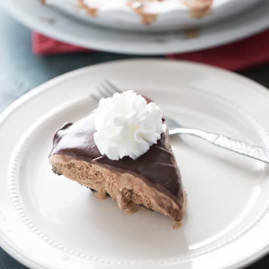 Mocha Coffee Ice Cream Pie