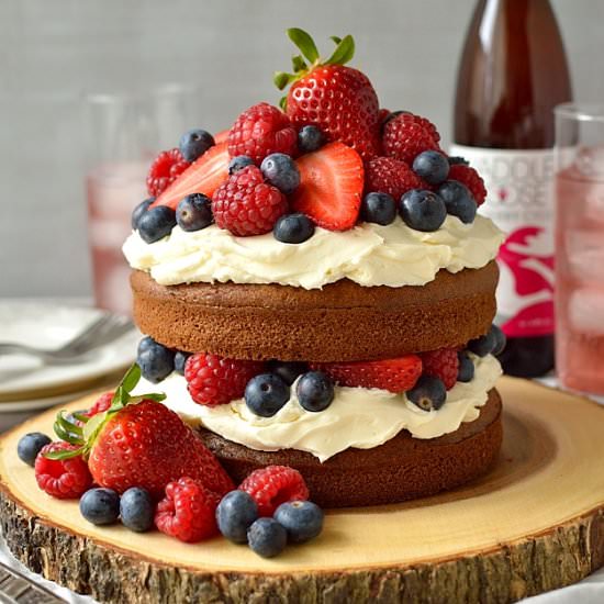 Berry Cider Cake