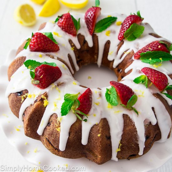 Strawberry Bundt Cake