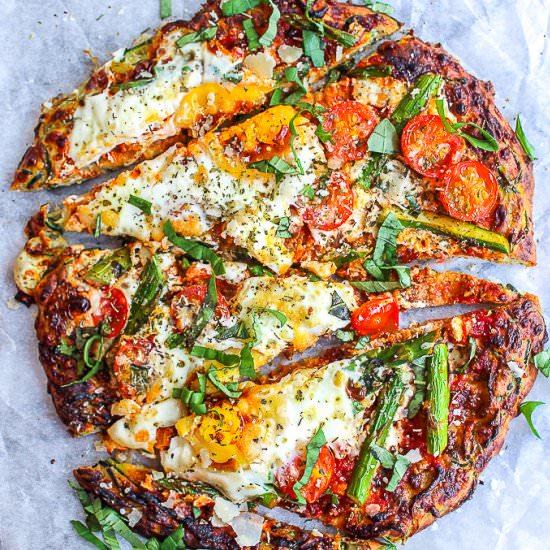 Zucchini Crust Breakfast Pizza