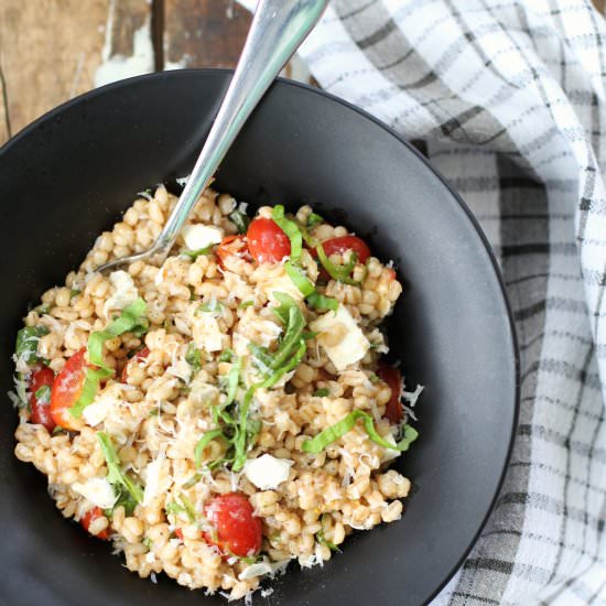 Caprese Wheat Berry Salad