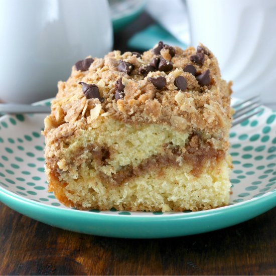 Peanut Butter Crumble Coffee Cake