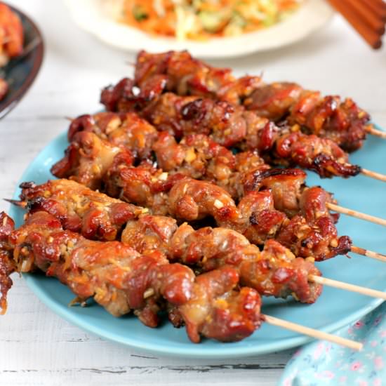 Vietnamese Grilled Pork Skewers