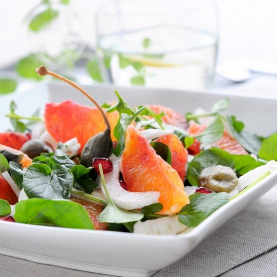 Sicilian Salad with Red Oranges