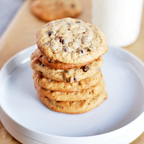 Peanut Butter Oatmeal Drop Cookies