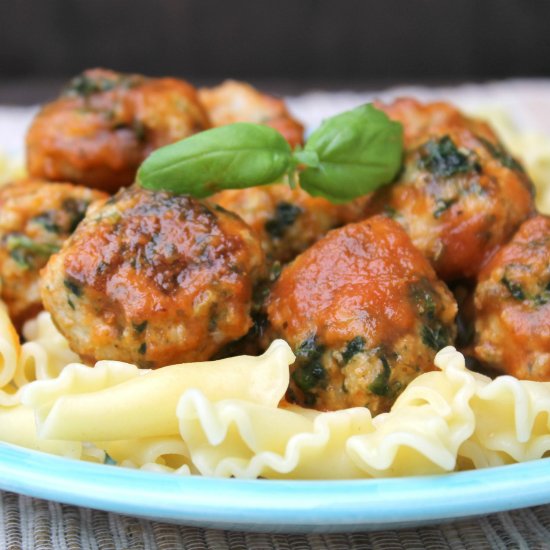 Chicken Florentine Meatballs