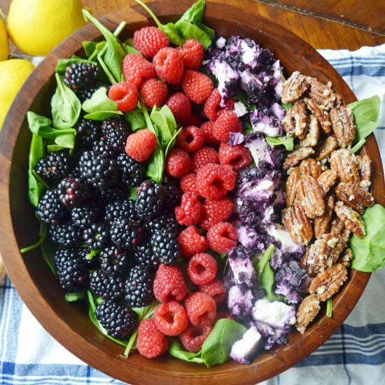 Berry Candied Pecan Salad