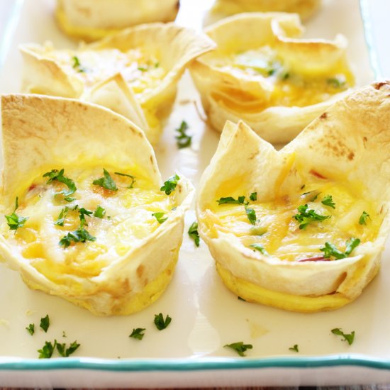 Breakfast Burrito Cups