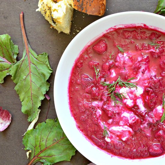 Beet Borscht Soup