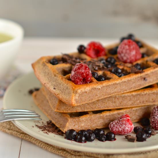 Millet-Buckwheat Oven Waffles